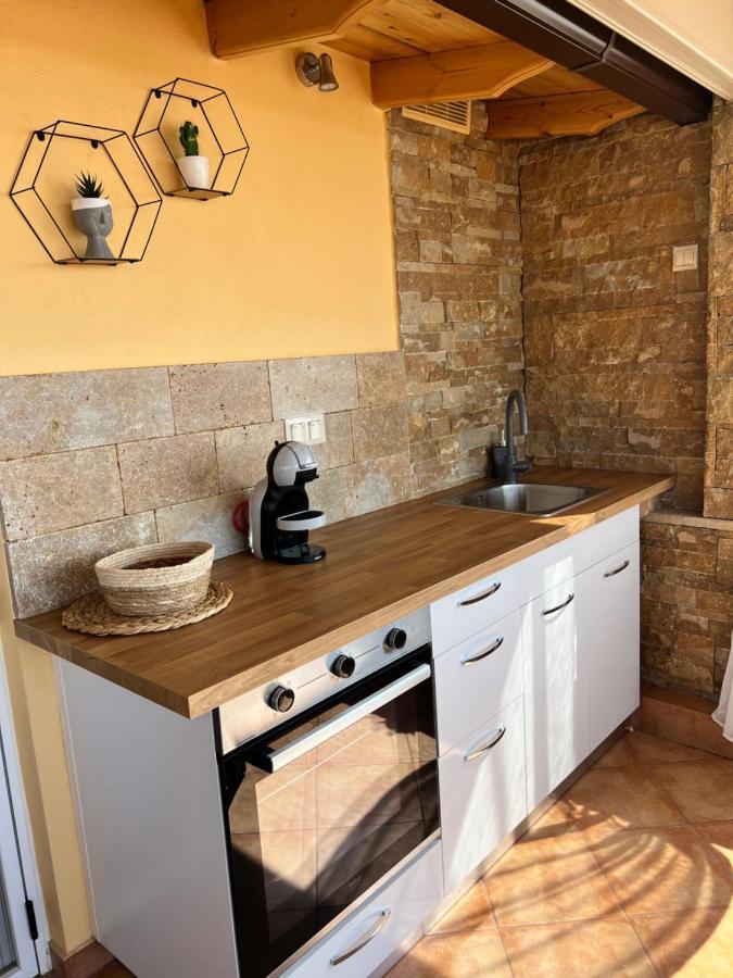 Doormat# Wait 'N Sea, Jacuzzi, Luxury Stone House Apartment Epanomi Exterior photo